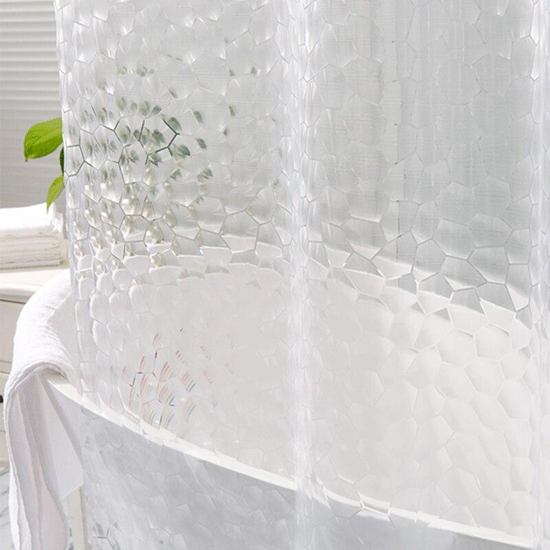 Rideau de douche transparent à écailles Rideaux de douche Coco-Rideaux