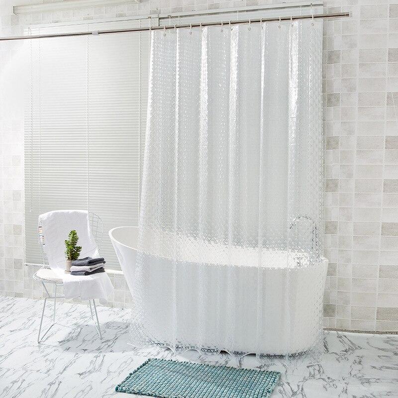 Rideau de douche transparent à écailles Rideaux de douche Coco-Rideaux 