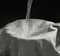 Thumbnail for Rideau de douche uni lin gris Rideau de douche ou de baignoire Coco-Rideaux