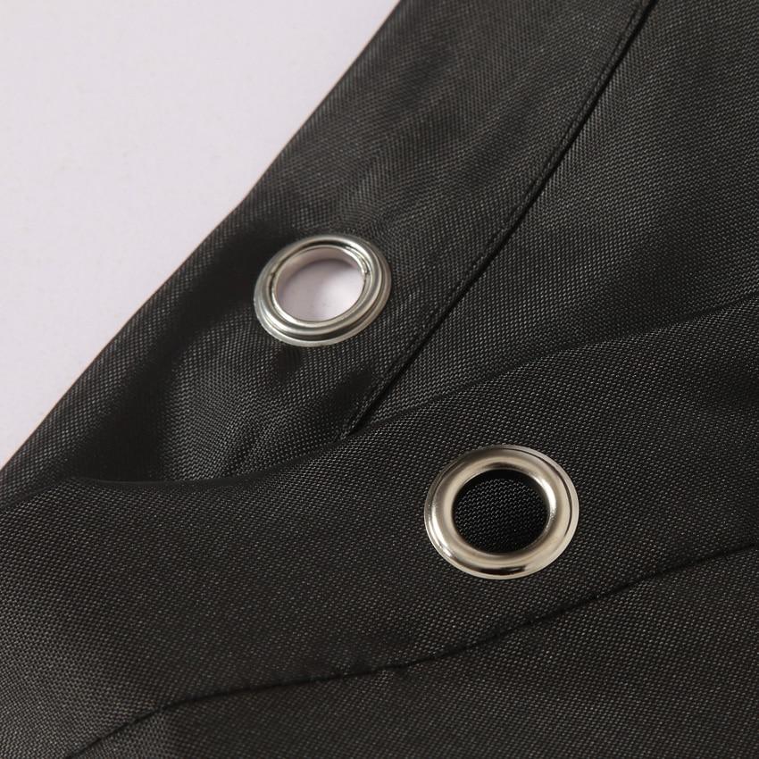 Rideau de douche uni noir Rideaux de douche Coco-Rideaux