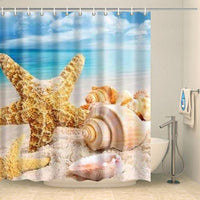 Thumbnail for Rideau de douche assortiment de coquillages Rideau de douche ou de baignoire Coco-Rideaux 