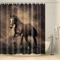 Thumbnail for Rideau de douche cheval majestueux Rideau de douche ou de baignoire Coco-Rideaux 