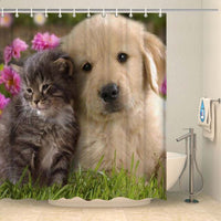 Thumbnail for Rideau de douche chiot et chaton Rideau de douche Coco-Rideaux 