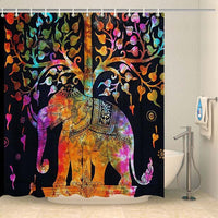 Thumbnail for Rideau de douche éléphant somptueux Rideau de douche ou de baignoire Coco-Rideaux 