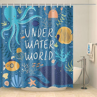 Thumbnail for Rideau de douche enfant découverte sous-marine Rideau de douche ou de baignoire Coco-Rideaux 