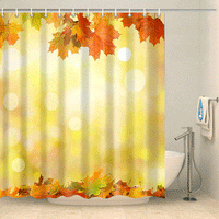 Thumbnail for Rideau de douche feuillage d'automne Rideau de douche ou de baignoire Coco-Rideaux 