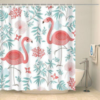 Thumbnail for Rideau de douche flamant rose original Rideau de douche ou de baignoire Coco-Rideaux 