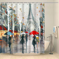 Thumbnail for Rideau de douche foule parisienne Rideau de douche ou de baignoire Coco-Rideaux 