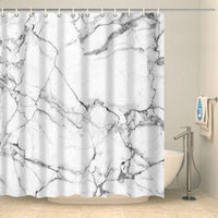 Thumbnail for Rideau de douche imitation marbre Rideau de douche ou de baignoire Coco-Rideaux 