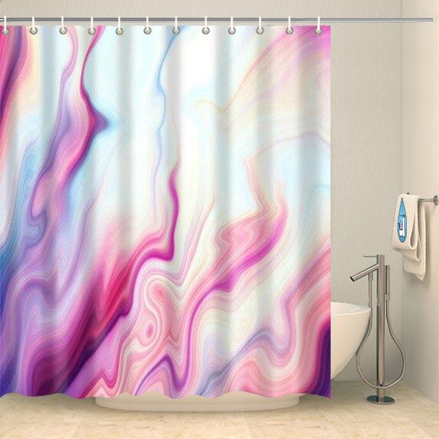 Rideau de douche moderne nuances de couleurs Rideau de douche ou de baignoire Coco-Rideaux 