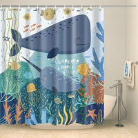Thumbnail for Rideau de douche monde sous-marin Rideau de douche ou de baignoire Coco-Rideaux 