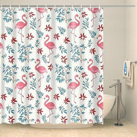 Thumbnail for Rideau de douche motifs originaux flamants roses Rideau de douche ou de baignoire Coco-Rideaux 