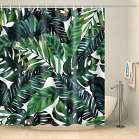 Thumbnail for Rideau de douche nuances tropicales Rideau de douche ou de baignoire Coco-Rideaux 