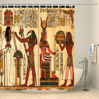Thumbnail for Rideau de douche original fresque égyptienne Rideau de douche ou de baignoire Coco-Rideaux 