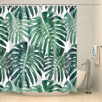 Thumbnail for Rideau de douche palme tropicale Rideau de douche ou de baignoire Coco-Rideaux 