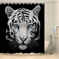 Thumbnail for Rideau de douche tigre effet 3D Rideau de douche Coco-Rideaux 