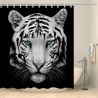 Thumbnail for Rideau de douche tigre effet 3D Rideau de douche Coco-Rideaux 