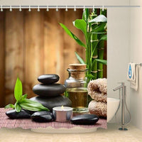 Thumbnail for Rideau de douche zen spa relaxant Rideau de douche ou de baignoire Coco-Rideaux 